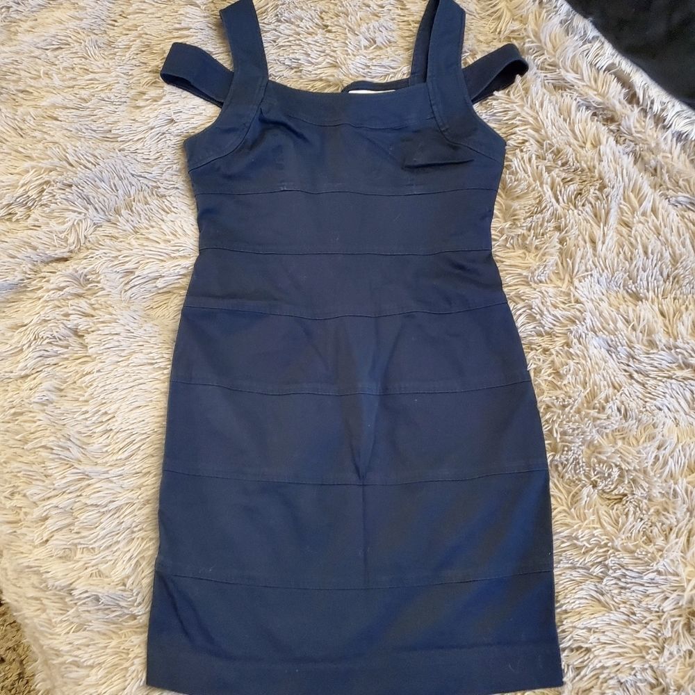 Beautiful navy Max & Cleo dress size 8